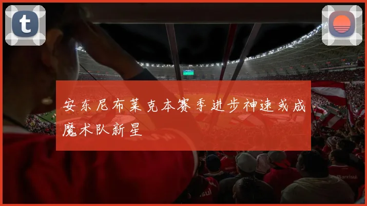 安东尼布莱克本赛季进步神速或成魔术队新星